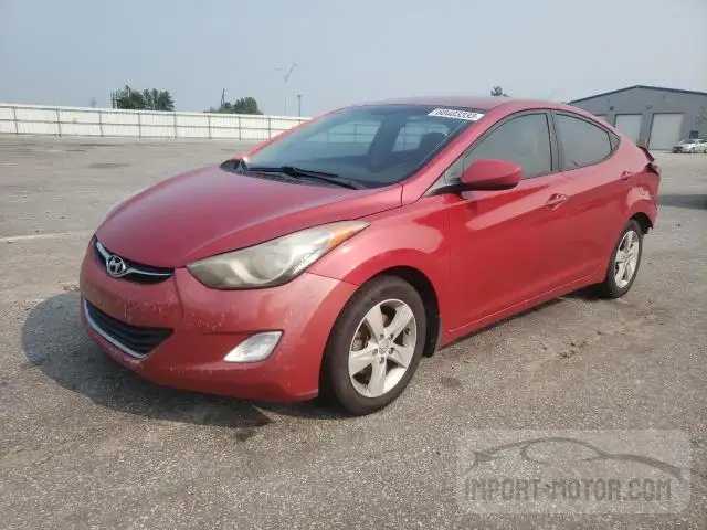 hyundai elantra 2013 kmhdh4ae8du975710