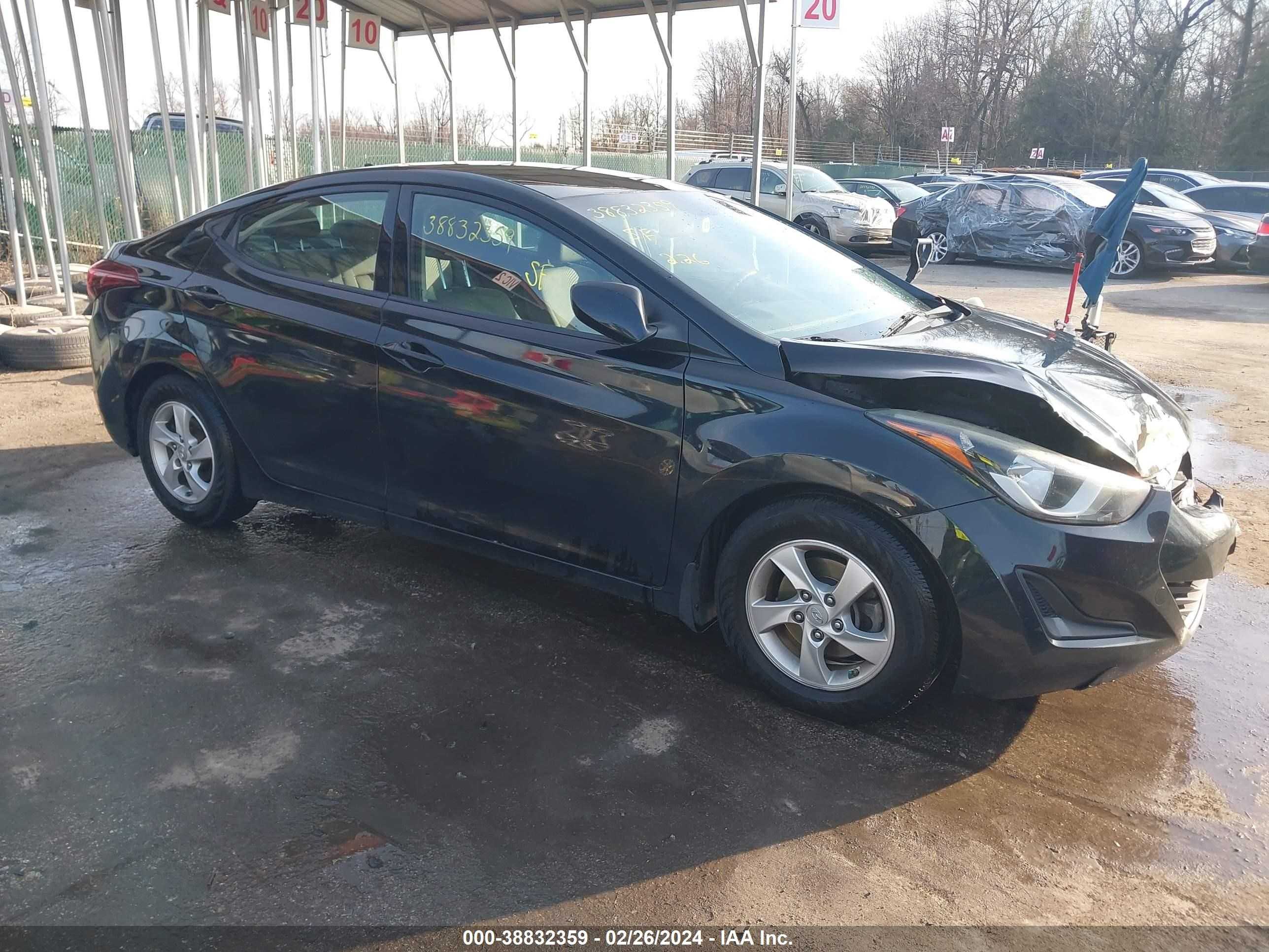 hyundai elantra 2015 kmhdh4ae8fu299326