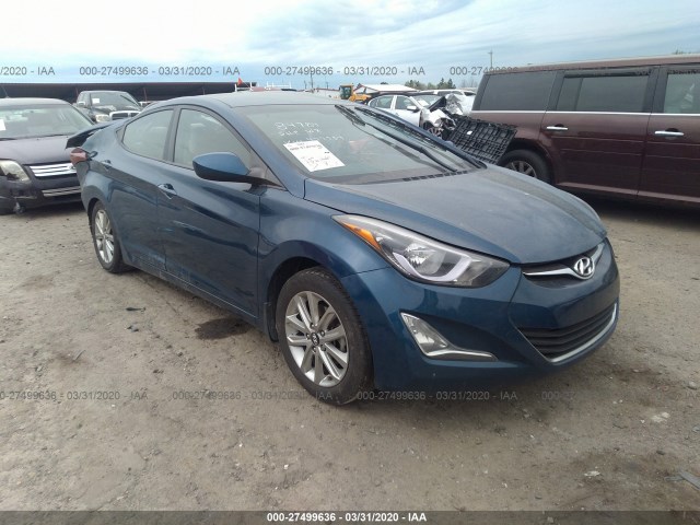 hyundai elantra 2016 kmhdh4ae8gu477754