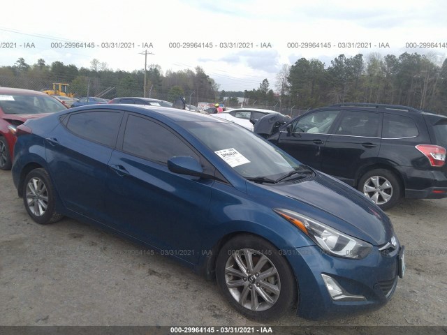 hyundai elantra 2016 kmhdh4ae8gu480671