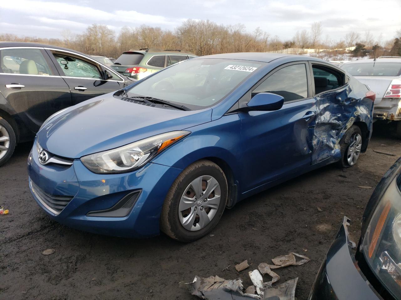 hyundai elantra 2016 kmhdh4ae8gu486048