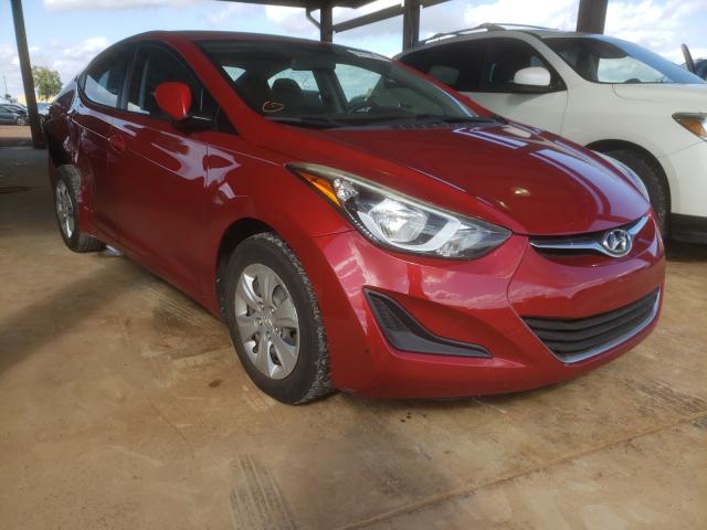 hyundai elantra 2016 kmhdh4ae8gu584545