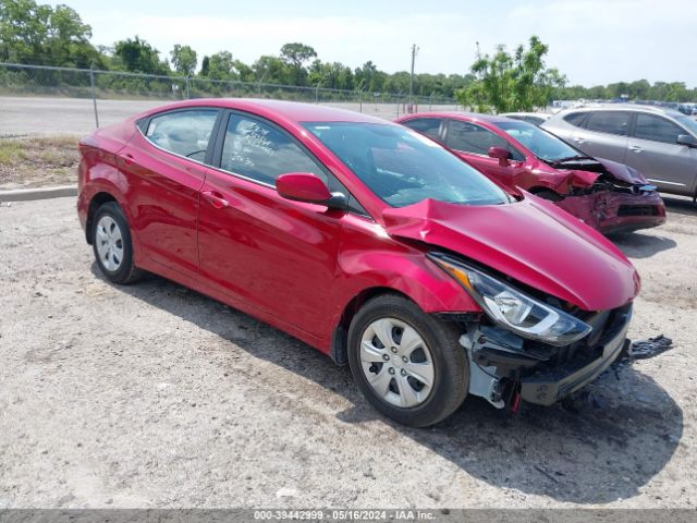 hyundai elantra 2016 kmhdh4ae8gu648616