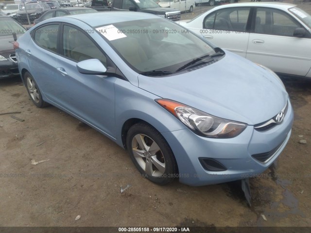 hyundai elantra 2011 kmhdh4ae9bu138896