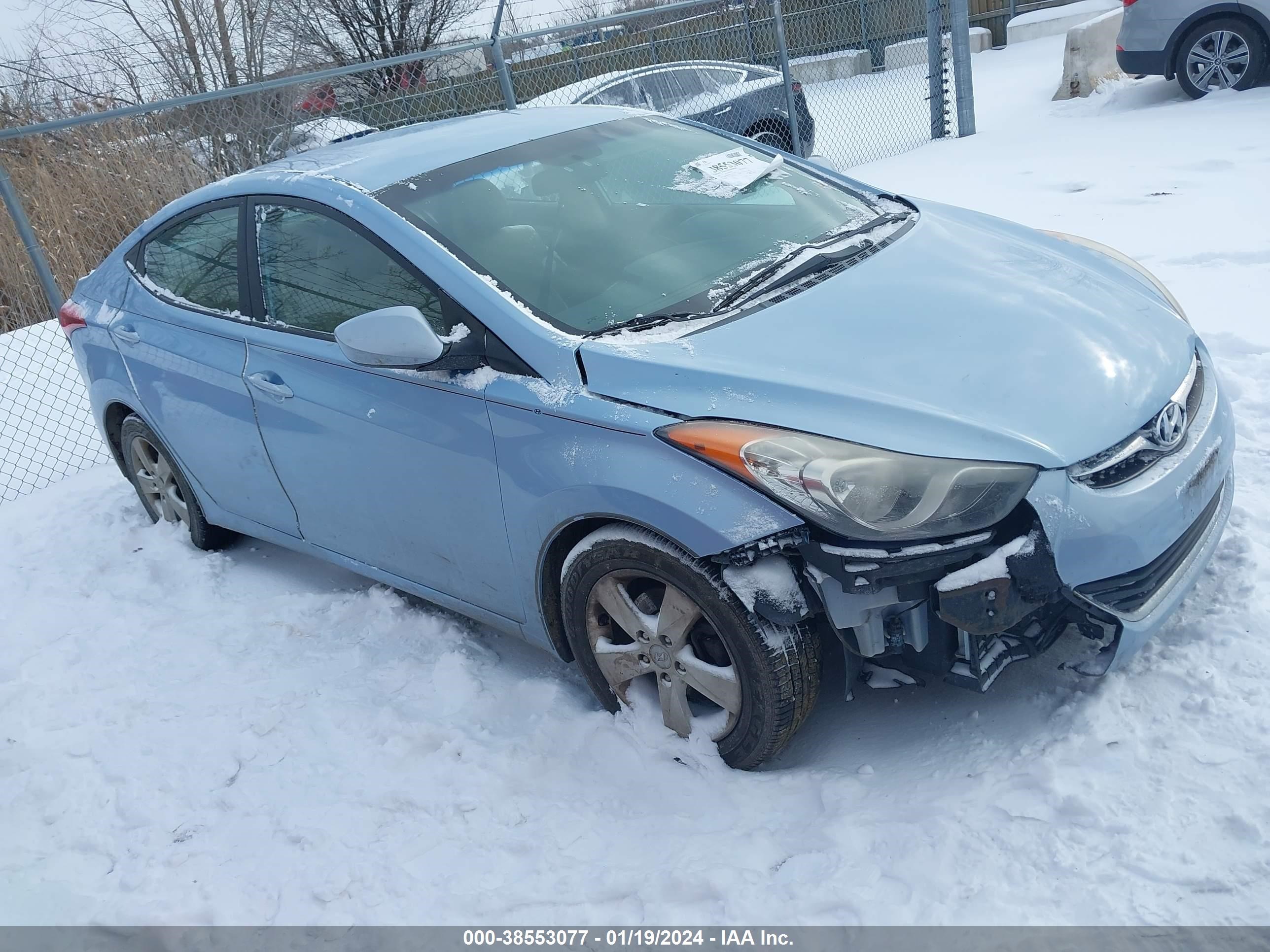 hyundai elantra 2013 kmhdh4ae9du721763