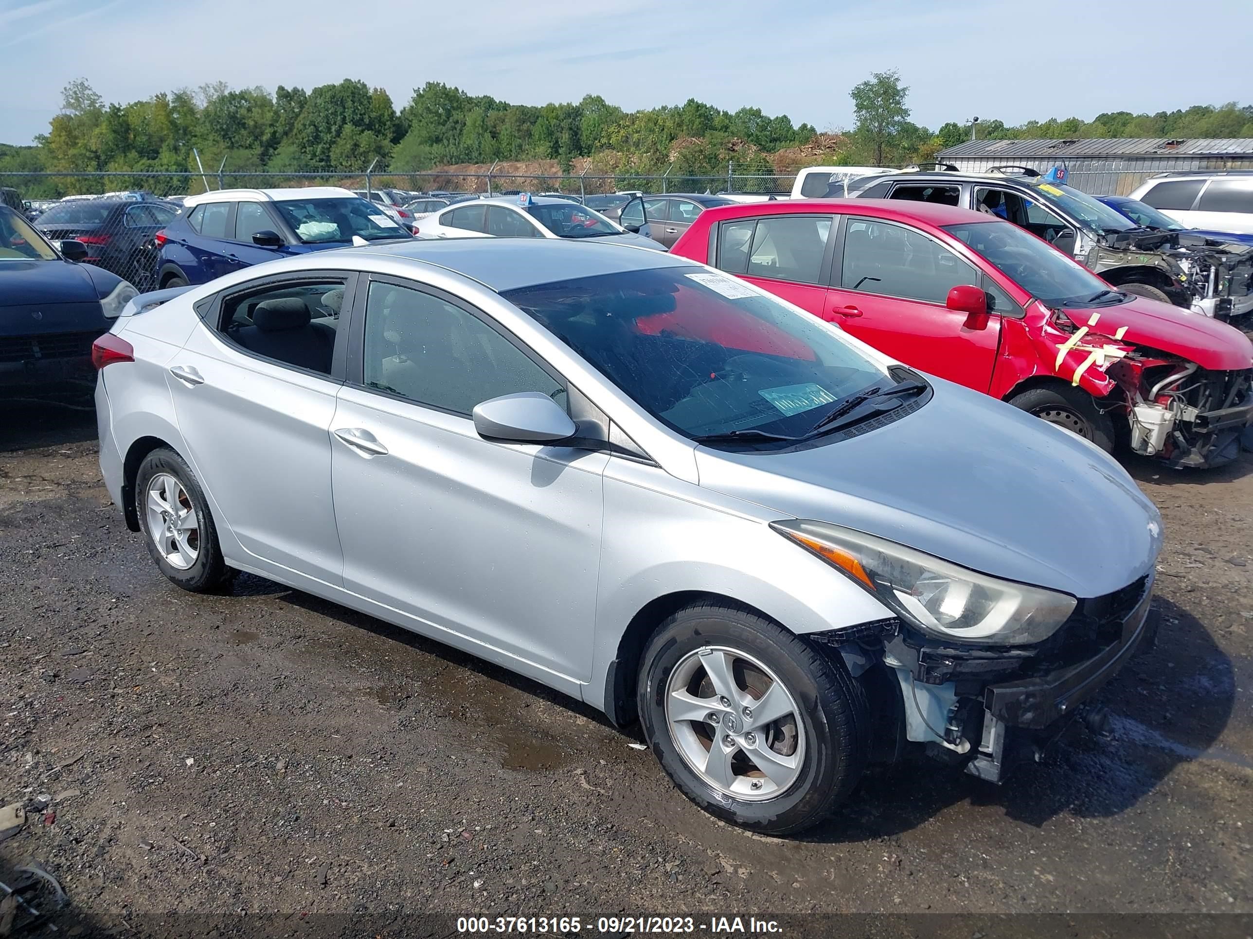 hyundai elantra 2014 kmhdh4ae9eu142418