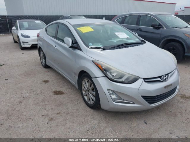 hyundai elantra 2014 kmhdh4ae9eu210748