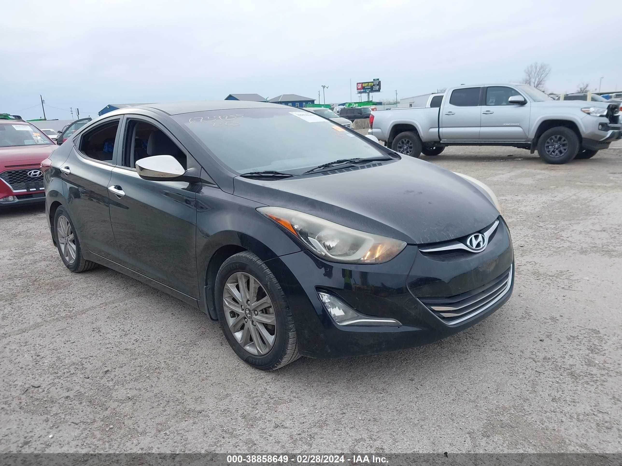 hyundai elantra 2015 kmhdh4ae9fu236137