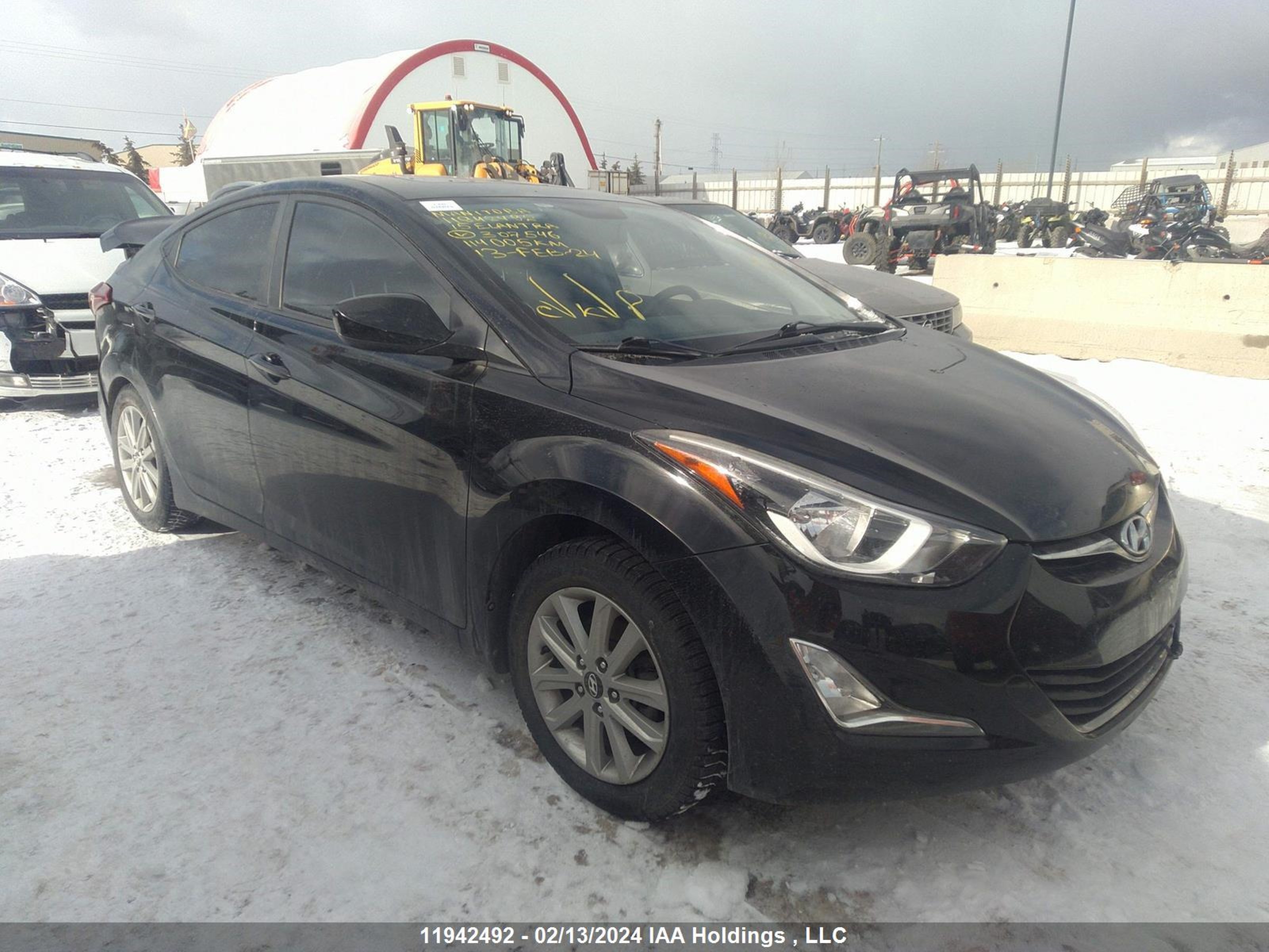 hyundai elantra 2015 kmhdh4ae9fu307546