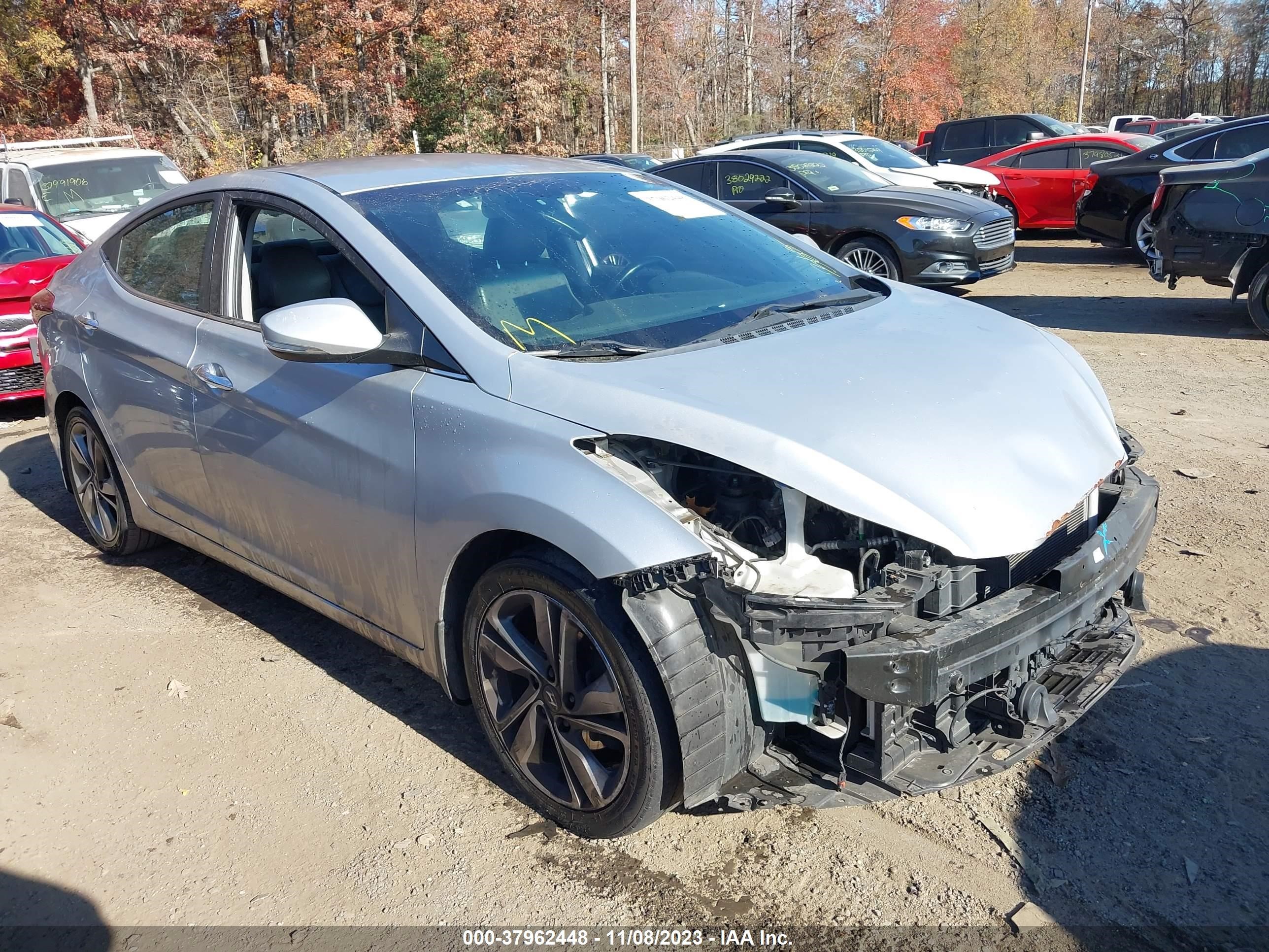 hyundai elantra 2015 kmhdh4ae9fu382571