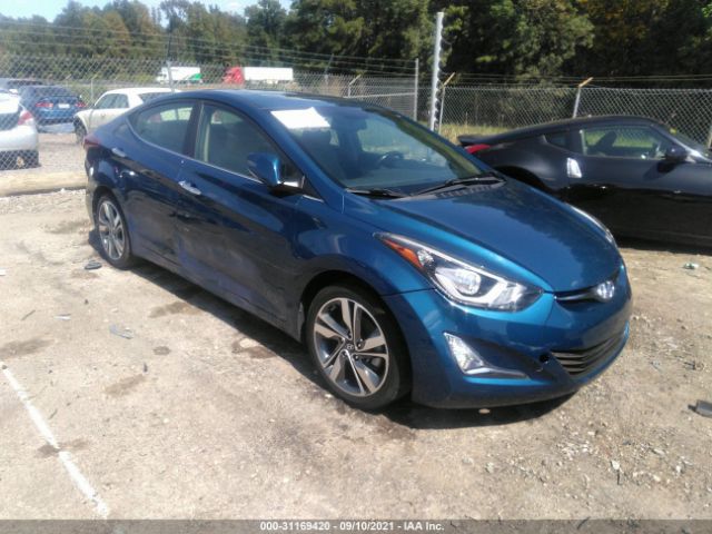 hyundai elantra 2015 kmhdh4ae9fu456135