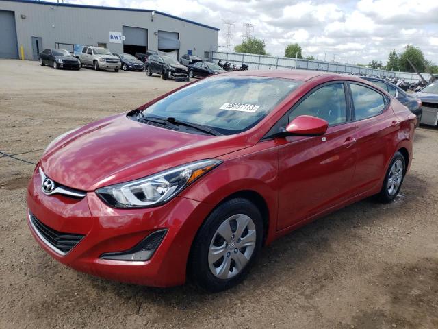 hyundai elantra se 2016 kmhdh4ae9gu518005