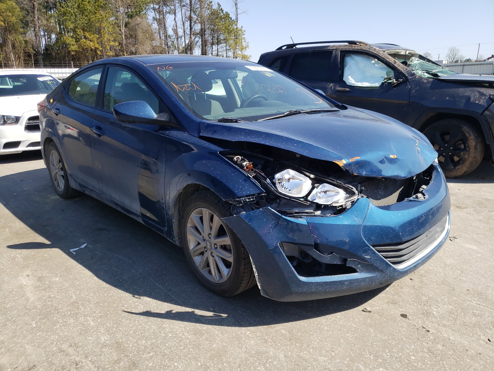 hyundai elantra se 2016 kmhdh4ae9gu618430