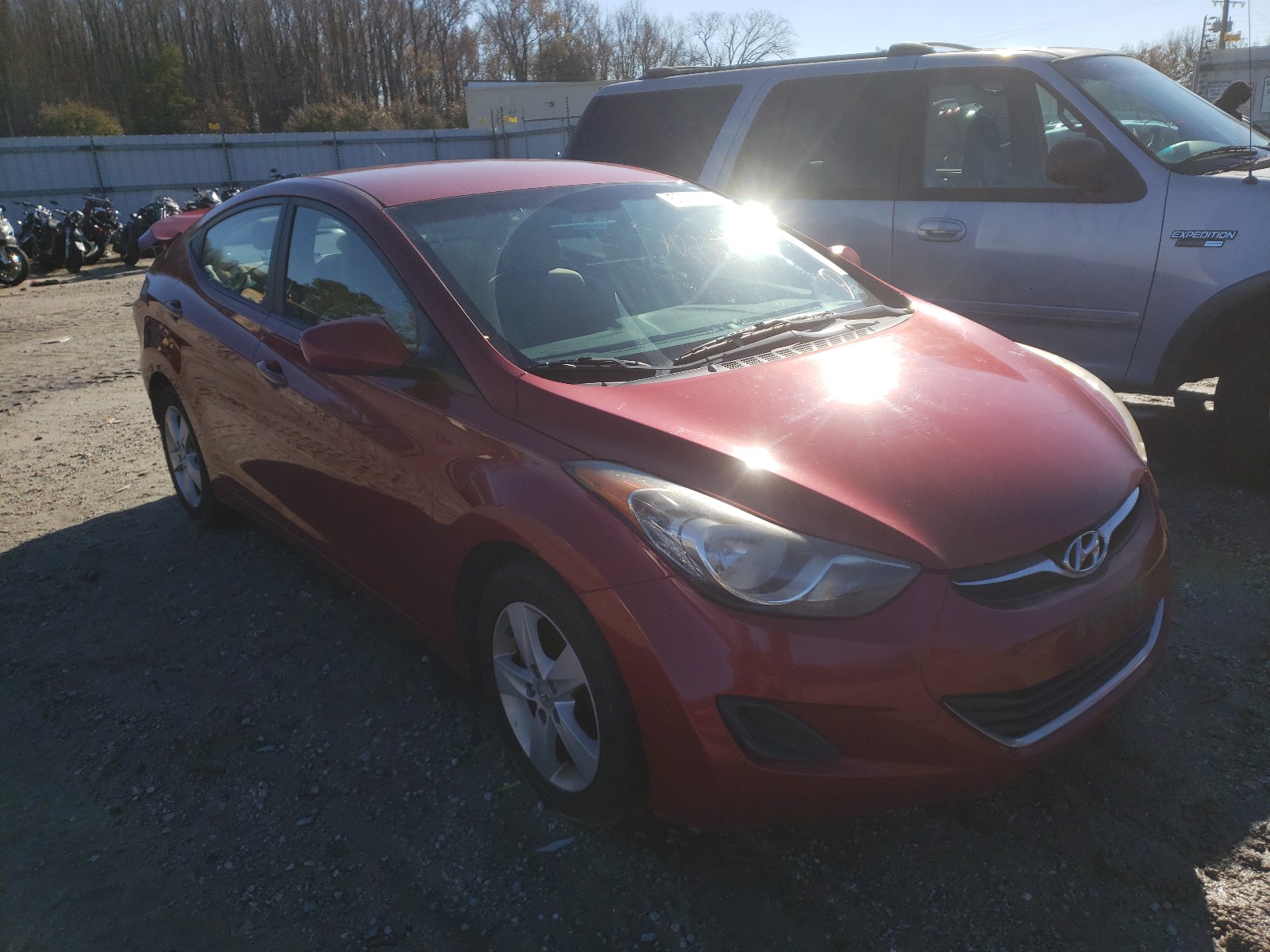 hyundai elantra gl 2011 kmhdh4aexbu099901