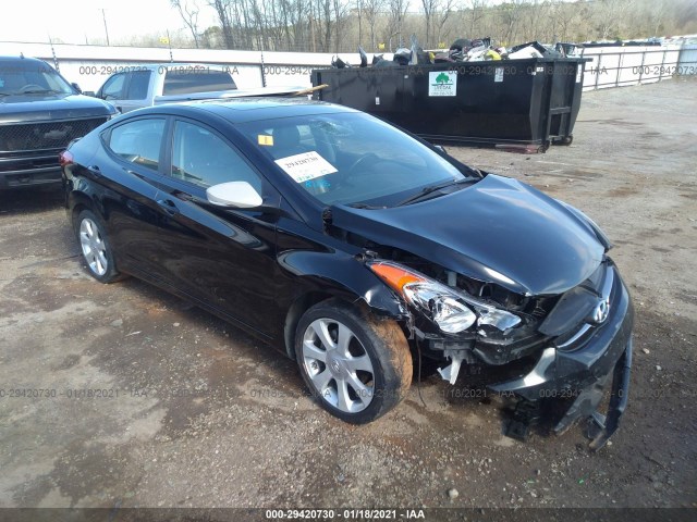 hyundai elantra 2011 kmhdh4aexbu145159