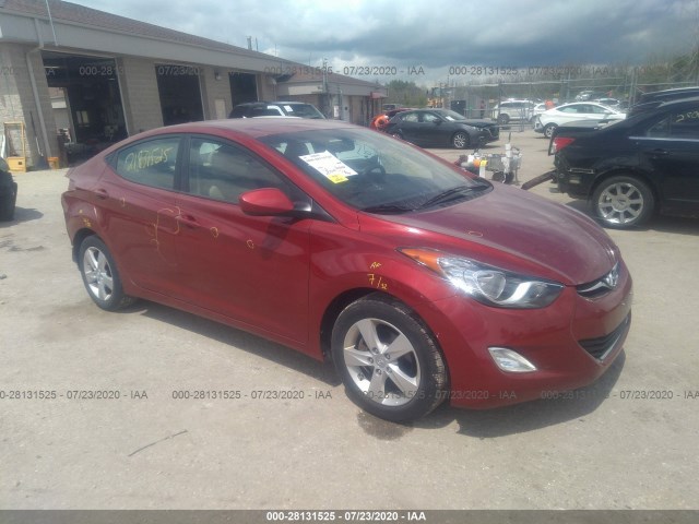 hyundai elantra 2012 kmhdh4aexcu266145