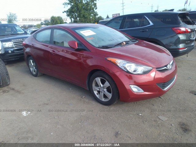 hyundai elantra 2012 kmhdh4aexcu282782