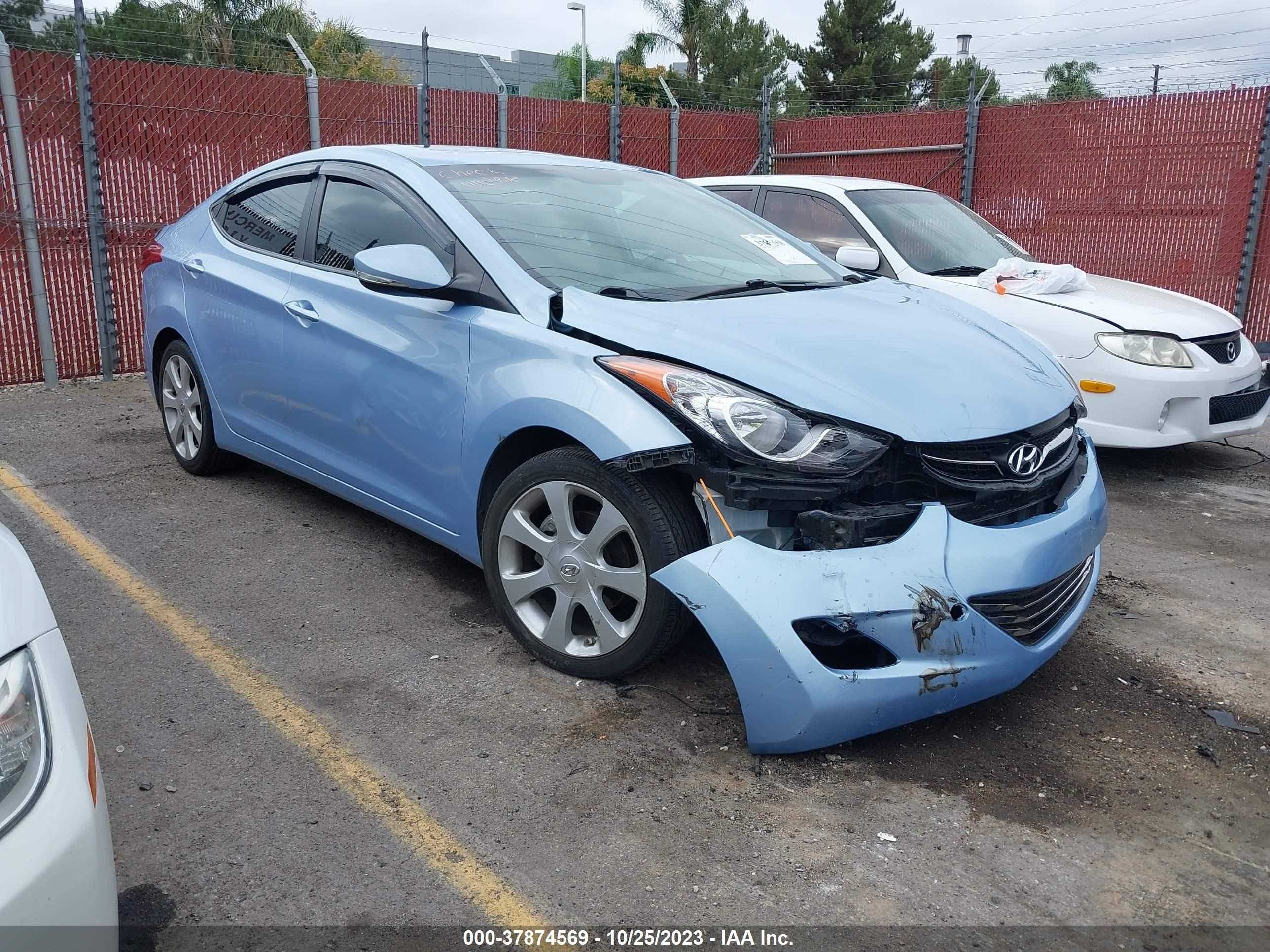 hyundai elantra 2012 kmhdh4aexcu311150