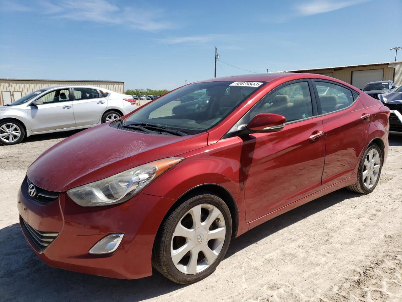 hyundai elantra 2012 kmhdh4aexcu348019