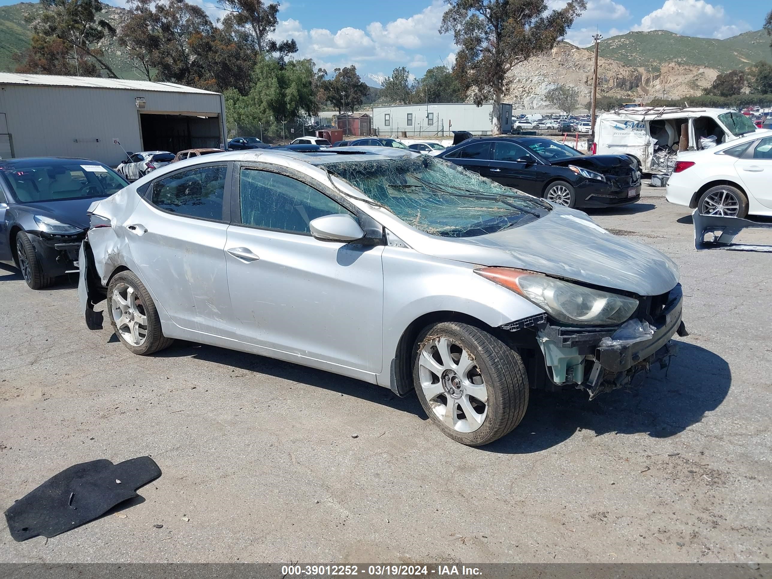 hyundai elantra 2013 kmhdh4aexdu486323