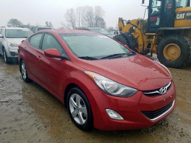 hyundai elantra gl 2013 kmhdh4aexdu527467