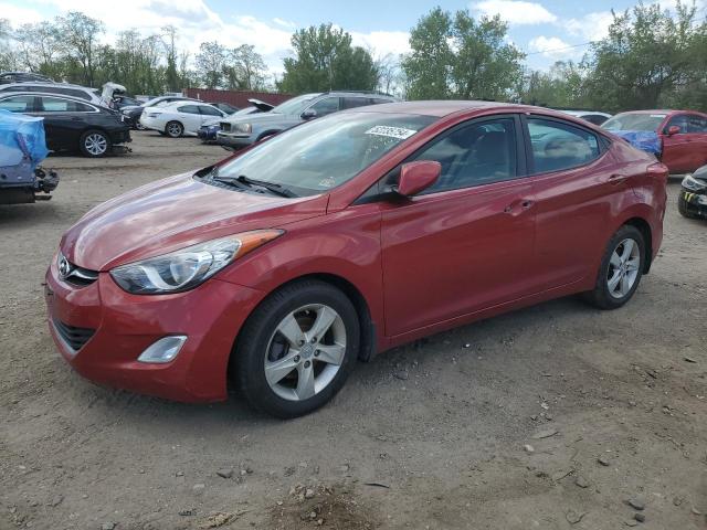 hyundai elantra 2013 kmhdh4aexdu557889