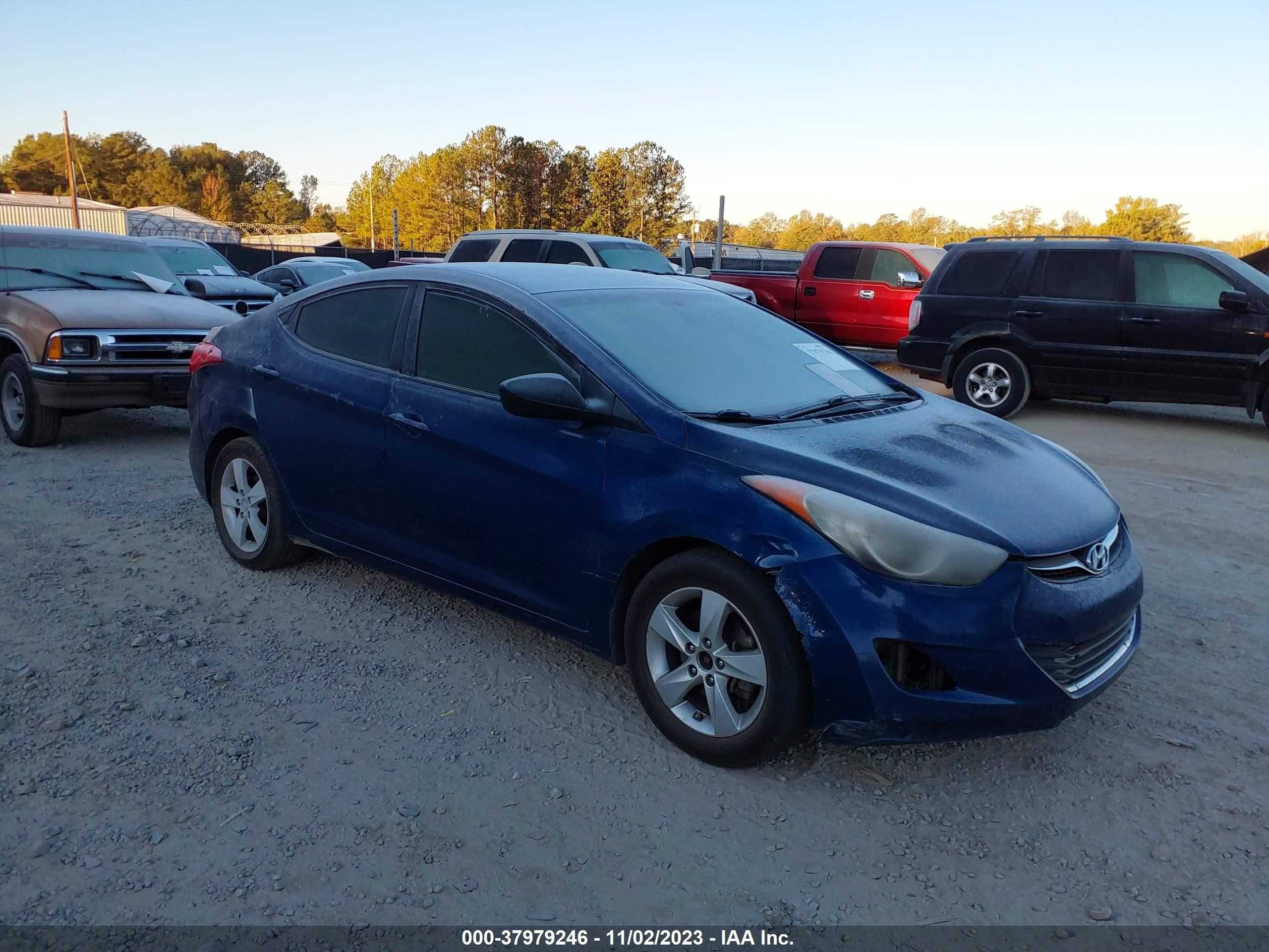 hyundai elantra 2013 kmhdh4aexdu721190