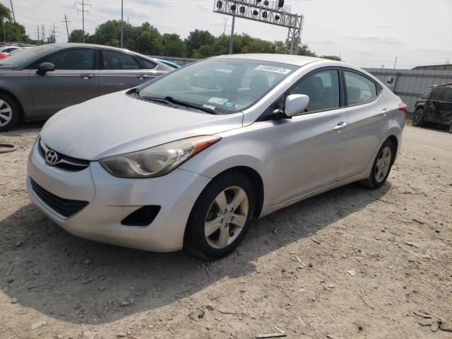 hyundai elantra gl 2013 kmhdh4aexdu722002