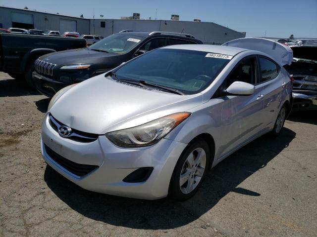 hyundai elantra gl 2013 kmhdh4aexdu823556