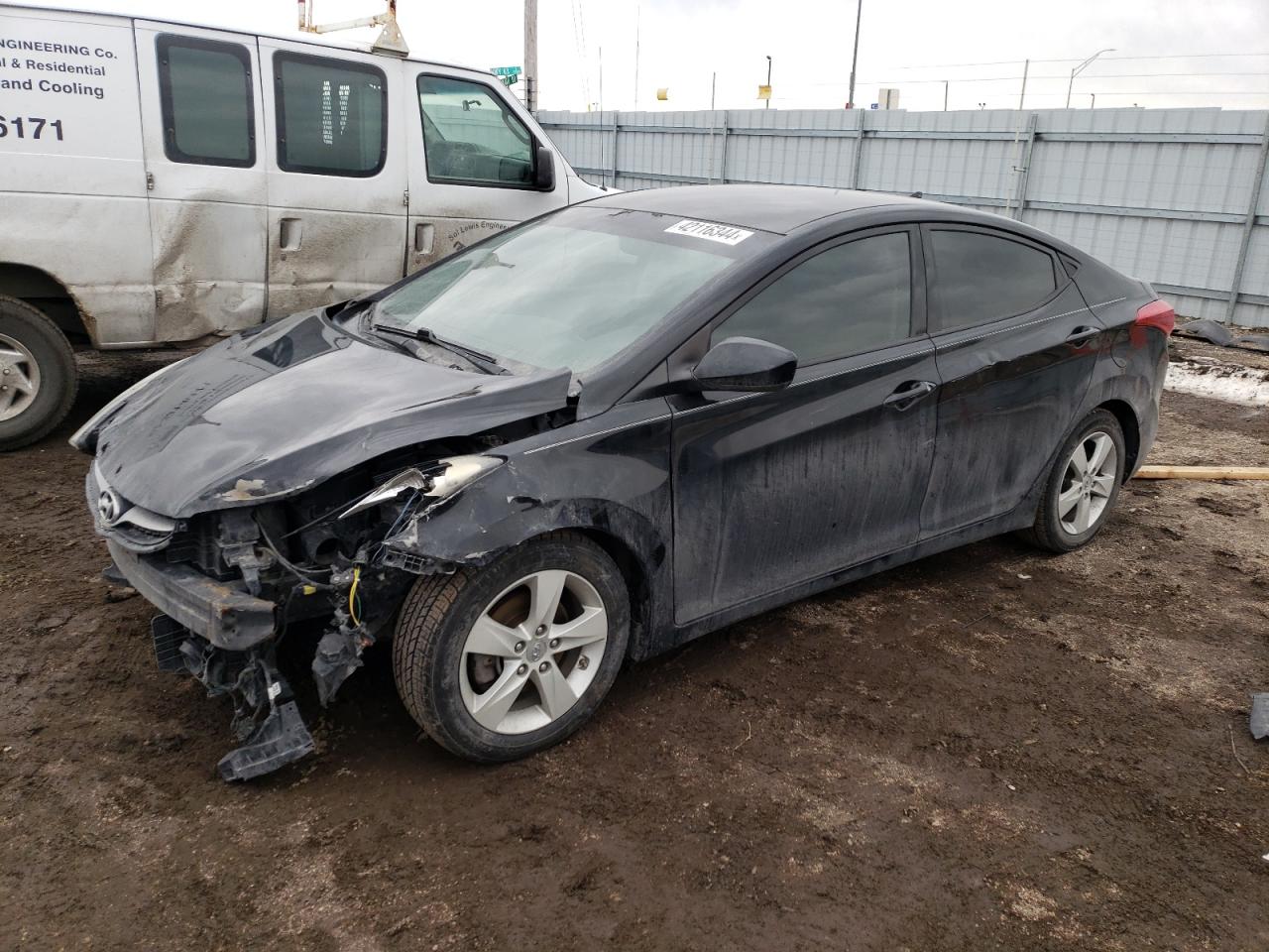 hyundai elantra 2013 kmhdh4aexdu880677