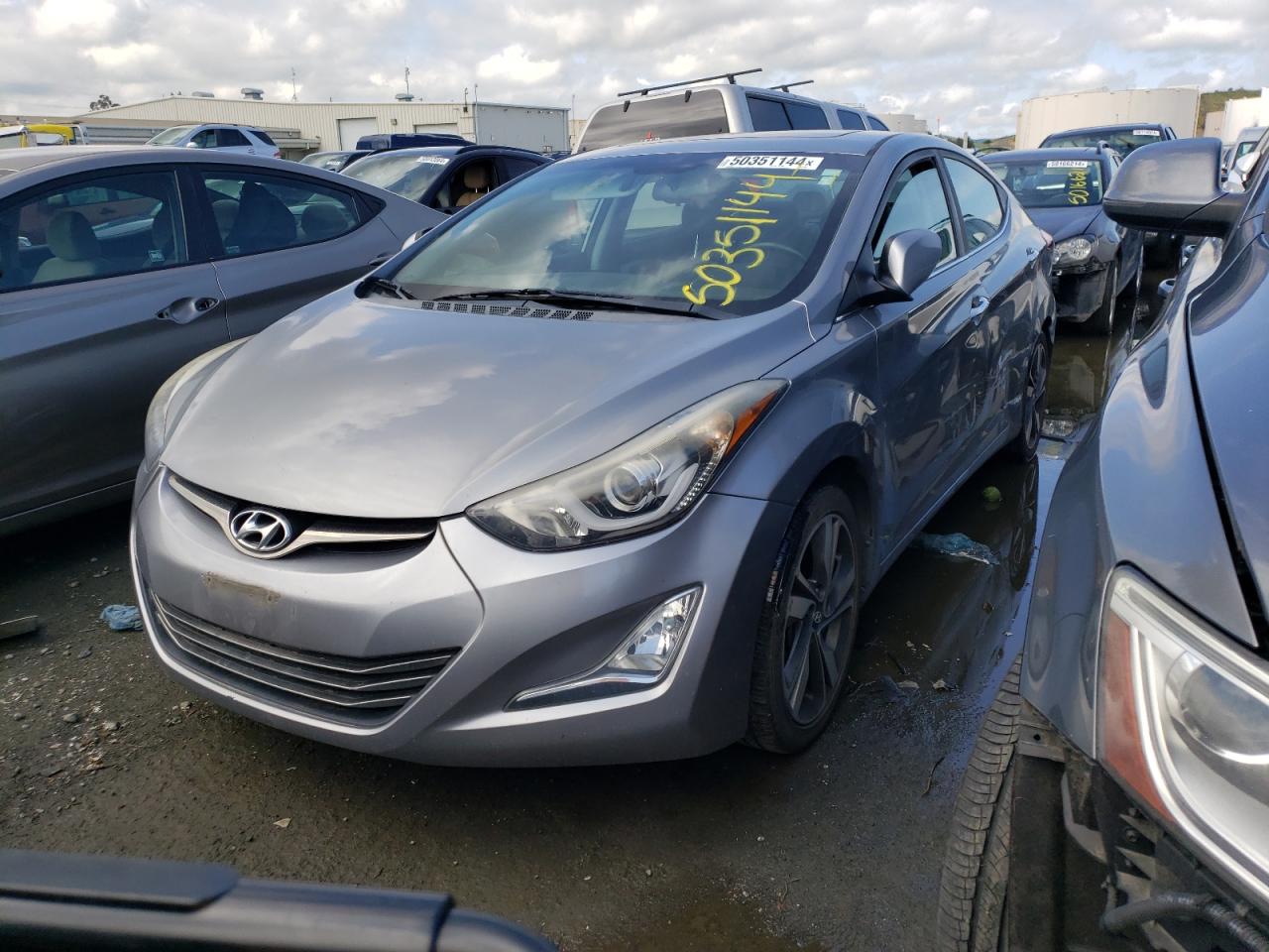 hyundai elantra 2014 kmhdh4aexeu033921