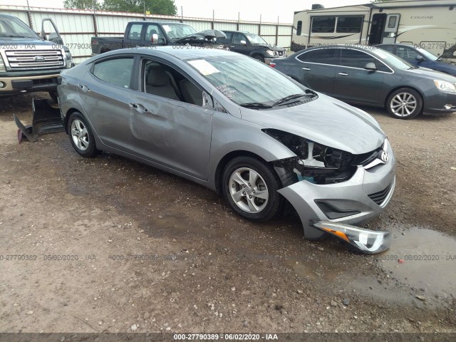 hyundai elantra 2014 kmhdh4aexeu169210