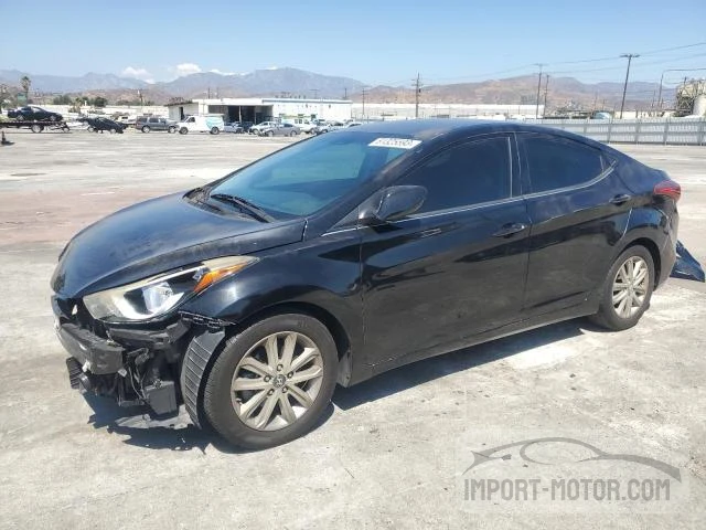 hyundai elantra 2014 kmhdh4aexeu172611