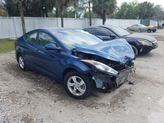 hyundai elantra se 2015 kmhdh4aexfu281491