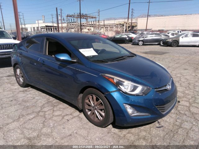 hyundai elantra 2015 kmhdh4aexfu322766