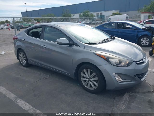 hyundai elantra 2015 kmhdh4aexfu368842