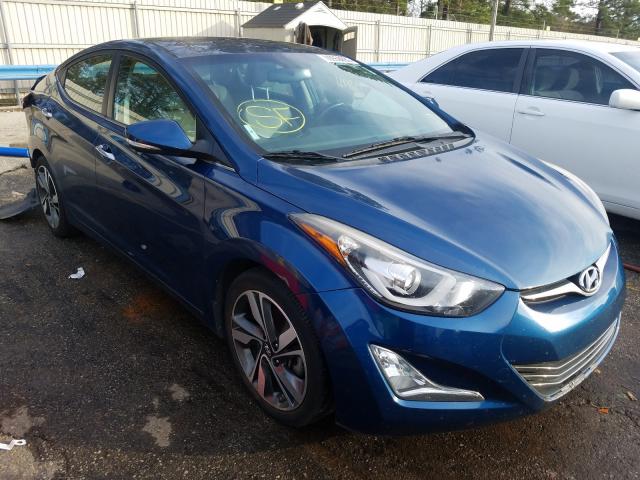 hyundai elantra se 2015 kmhdh4aexfu416226