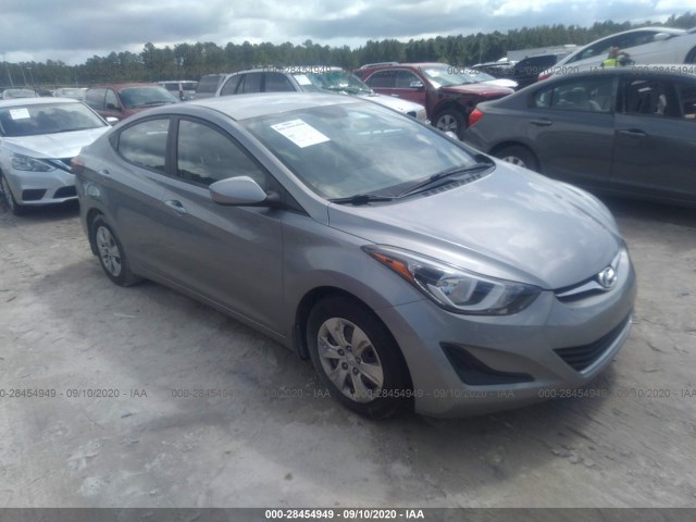 hyundai elantra 2016 kmhdh4aexgu483149