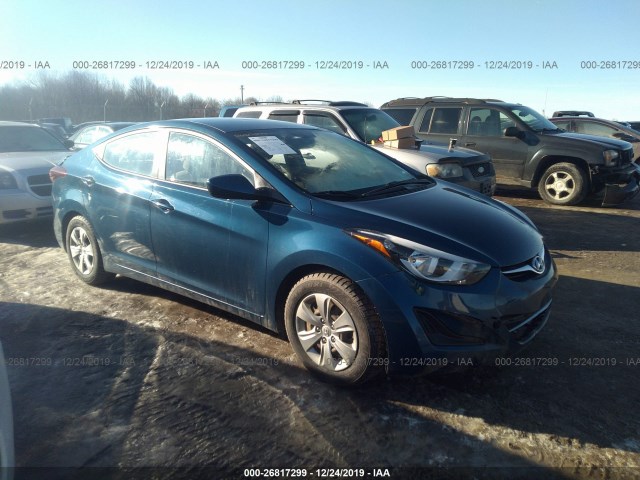 hyundai elantra 2016 kmhdh4aexgu502525