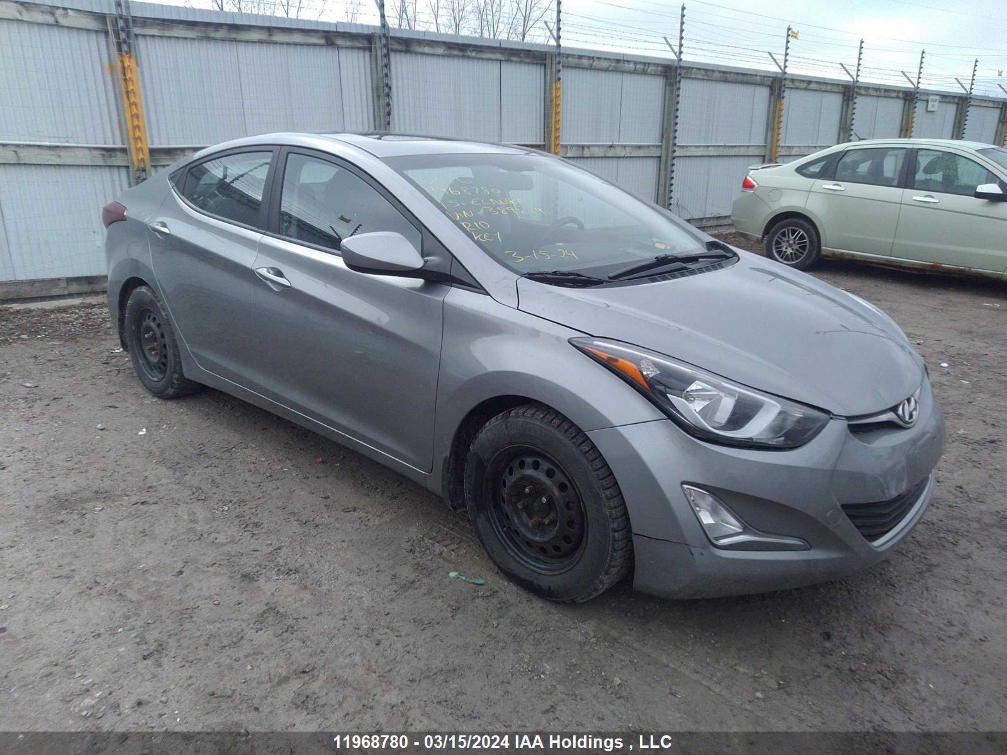 hyundai elantra 2015 kmhdh4ah3fu389879