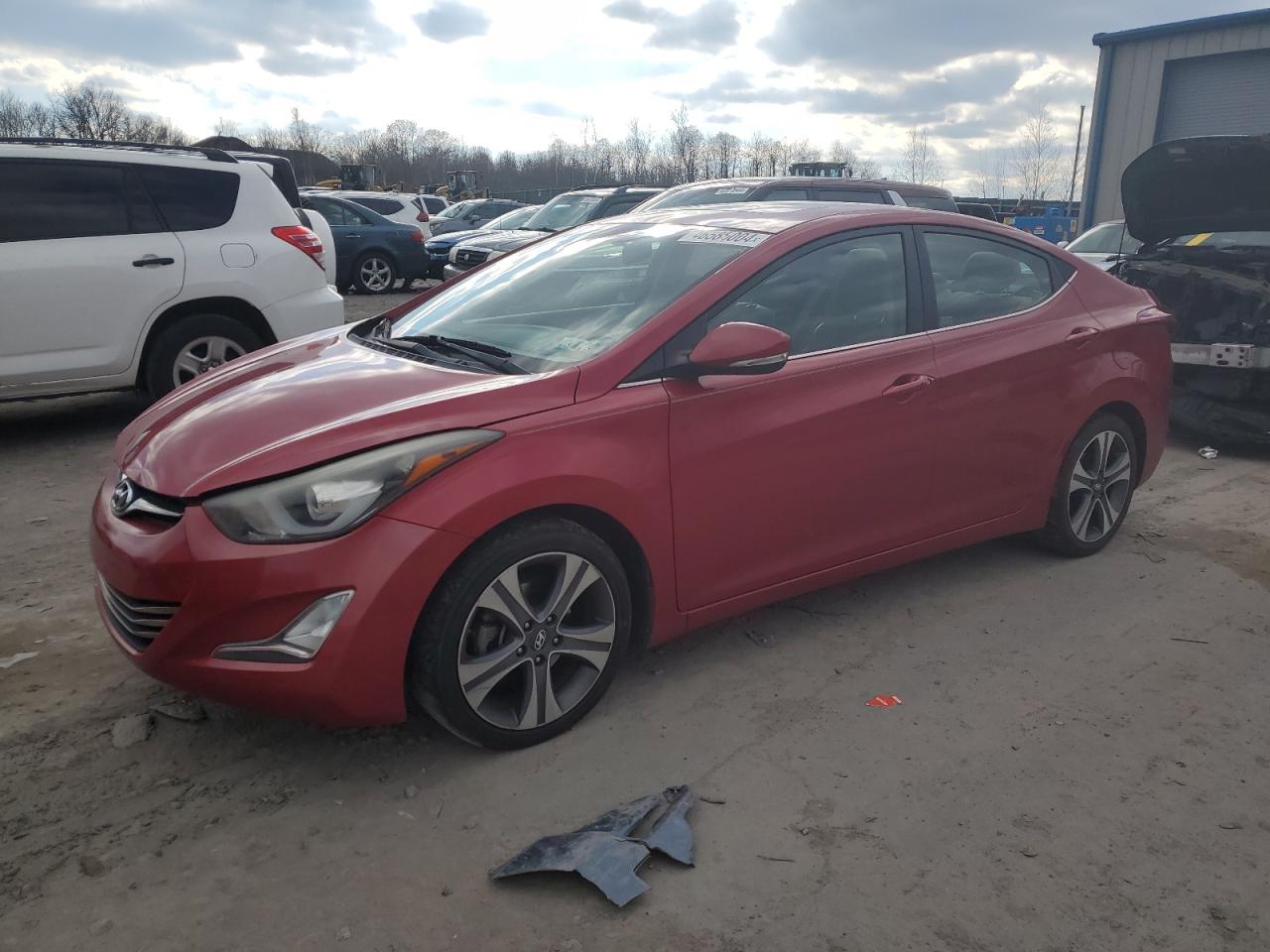 hyundai elantra 2015 kmhdh4ah4fu248397