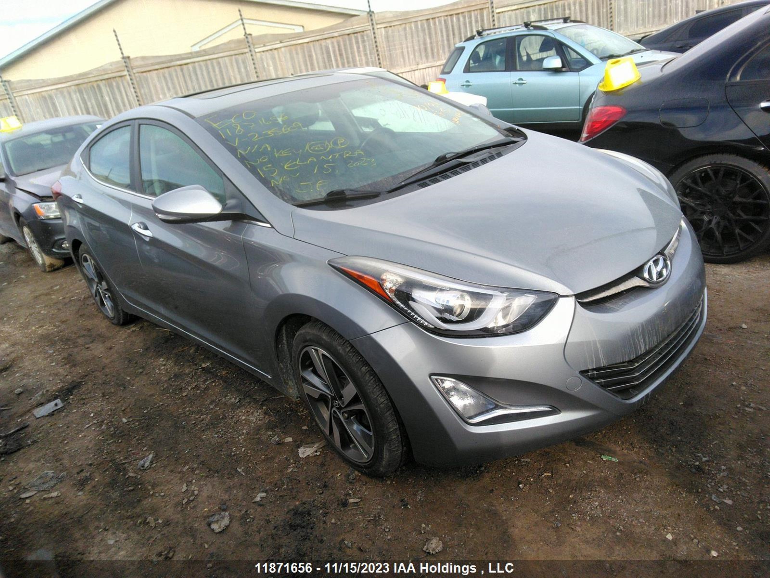 hyundai elantra 2015 kmhdh4ah5fu235609