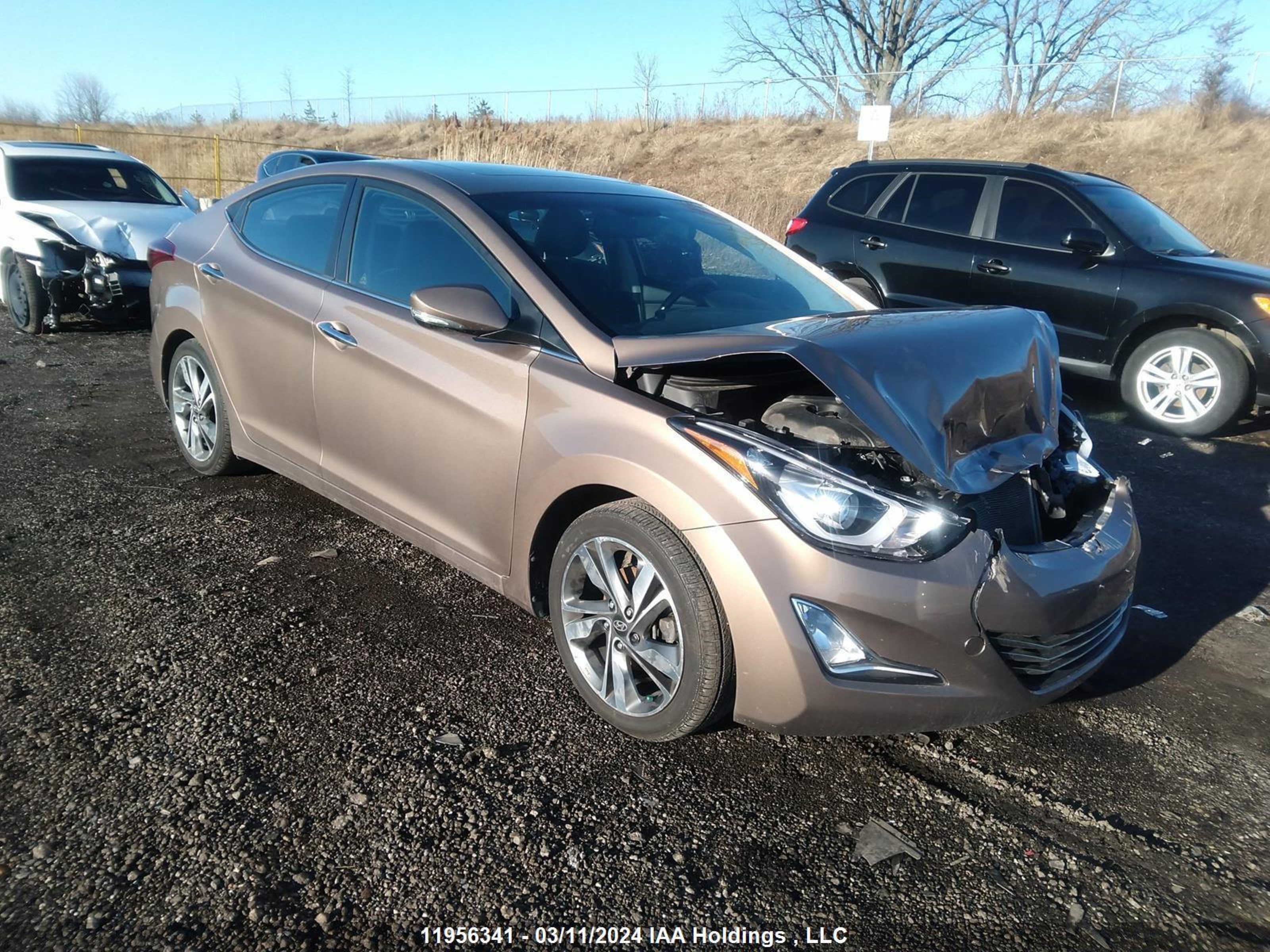 hyundai elantra 2014 kmhdh4ah9eu187000