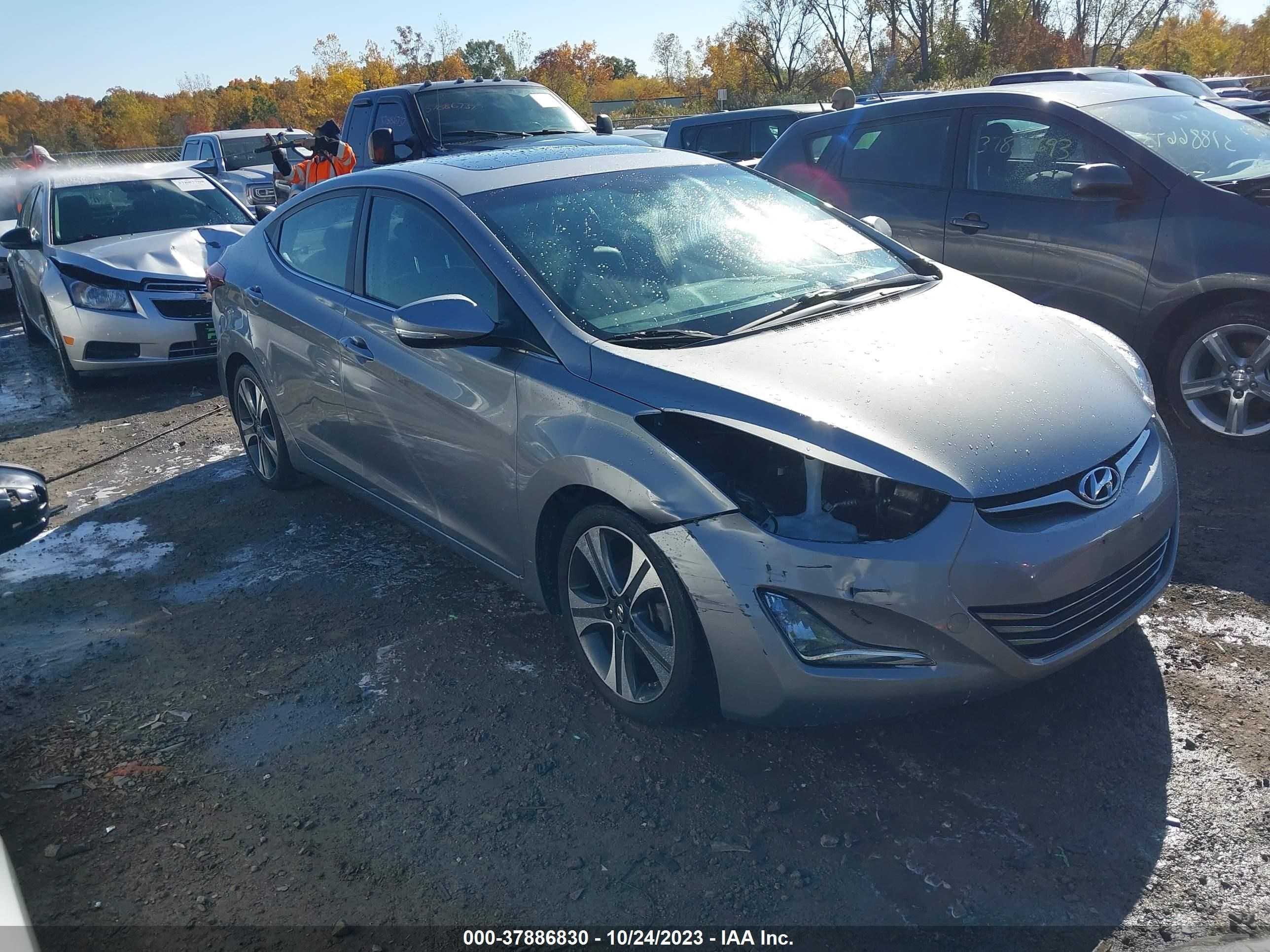 hyundai elantra 2015 kmhdh4ahxfu342638