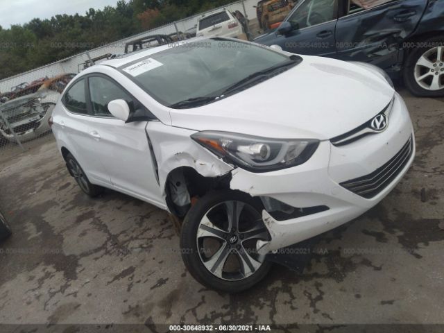 hyundai elantra 2015 kmhdh4ahxfu380127