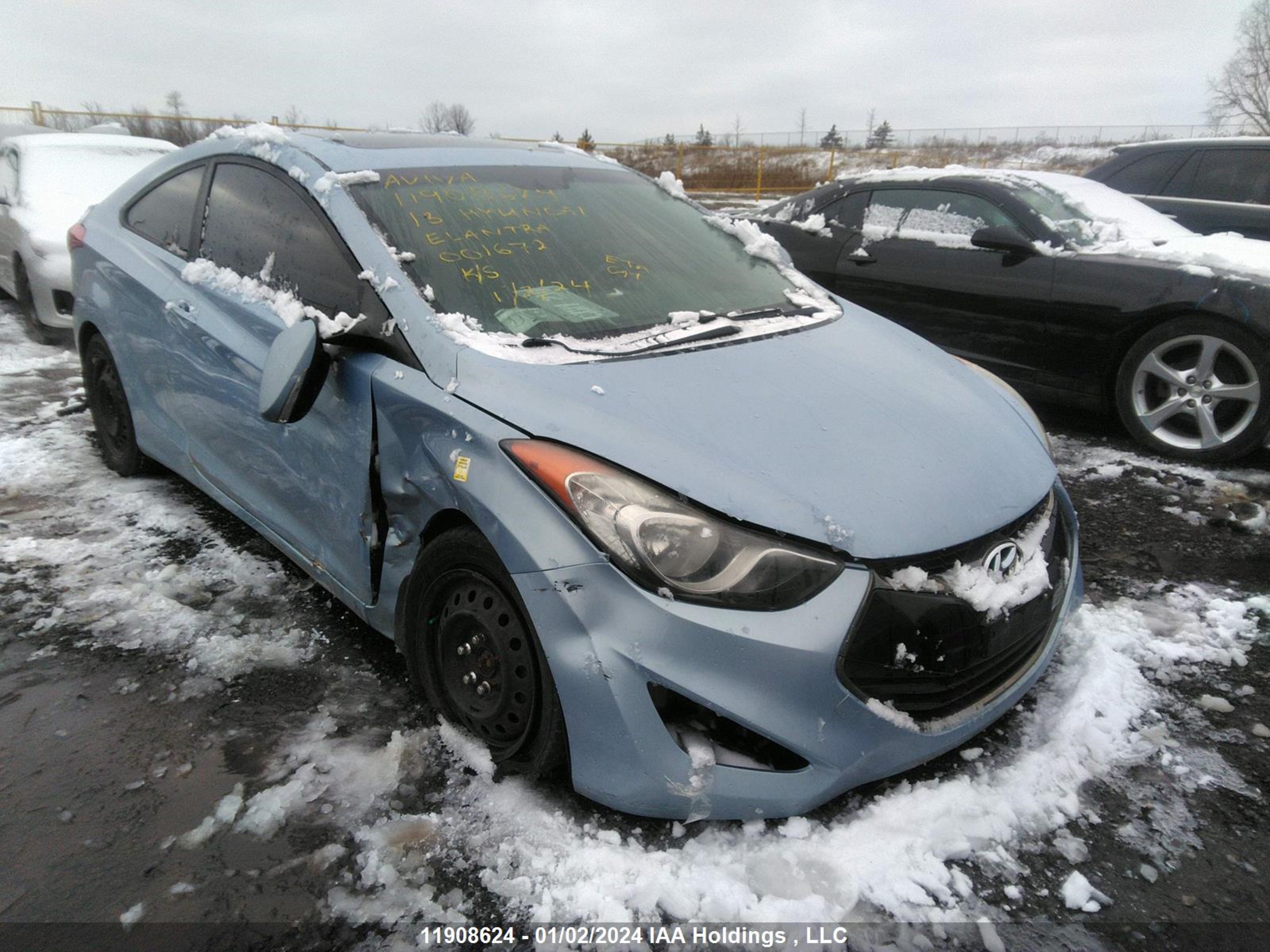 hyundai elantra 2013 kmhdh6ae6du001672