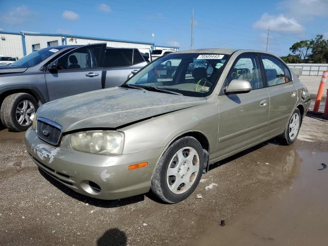 hyundai elantra gl 2002 kmhdn45d22u361792