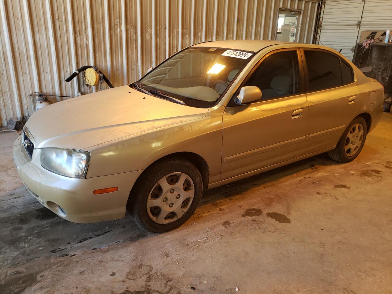 hyundai elantra 2003 kmhdn45d33u585834