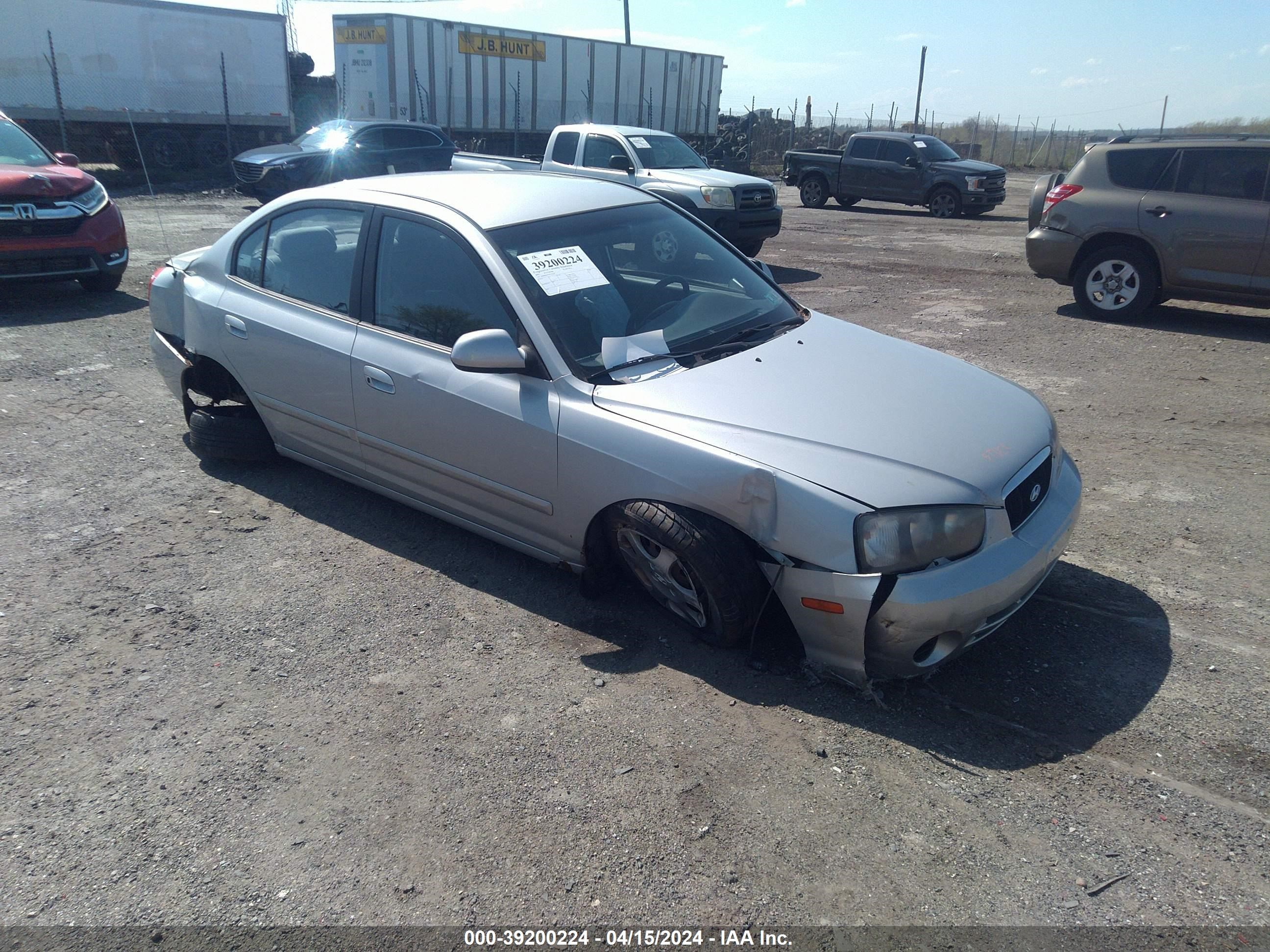 hyundai elantra 2002 kmhdn45d42u263685