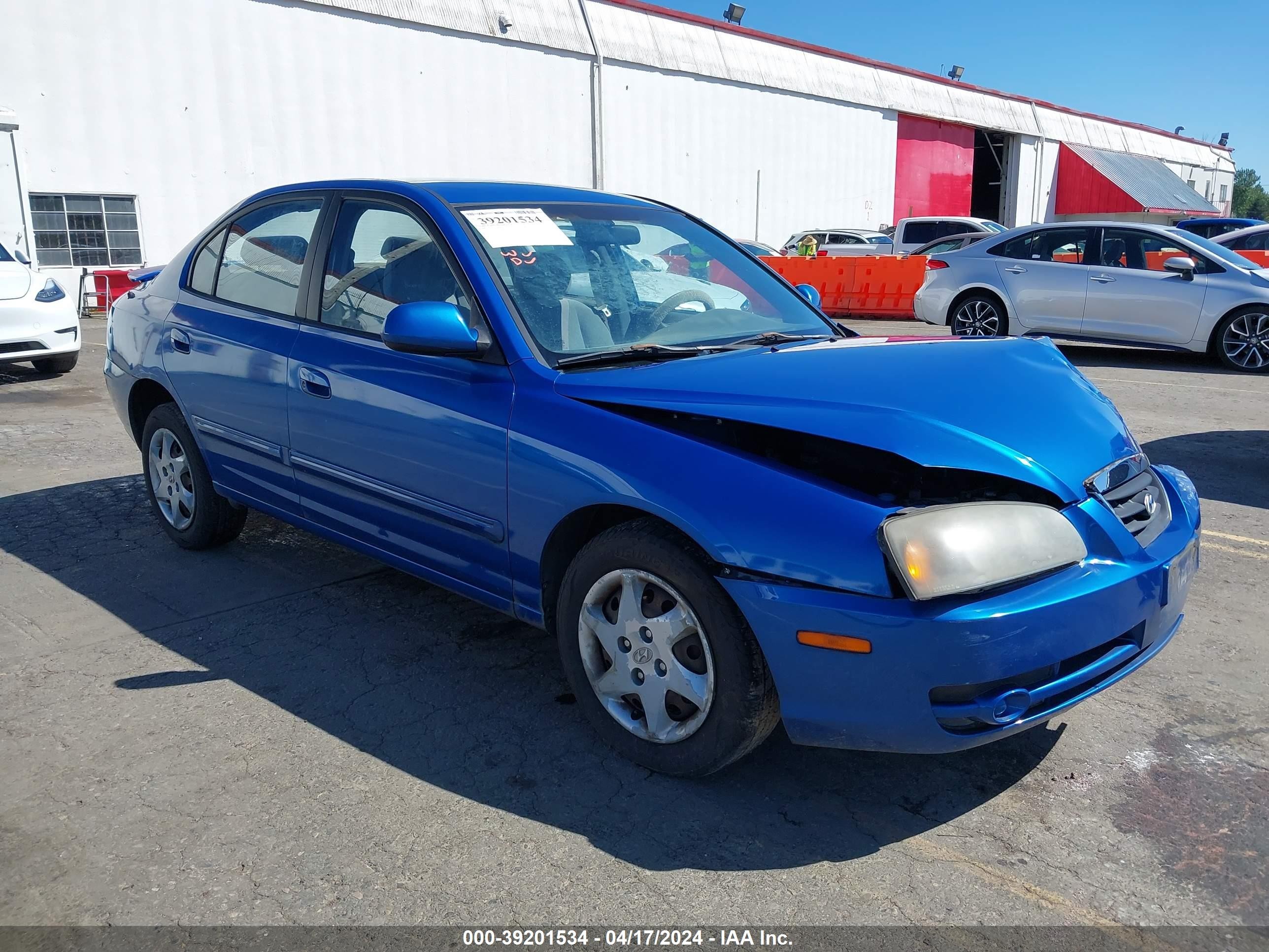 hyundai elantra 2004 kmhdn46d24u887969